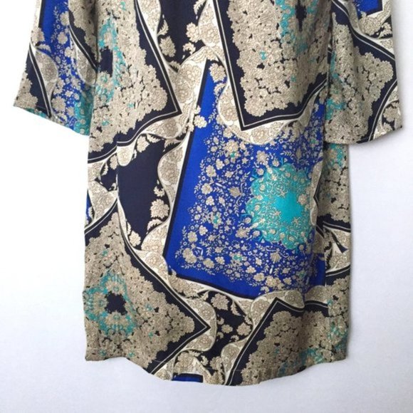 ZARA Paisley Patchwork Tunic Dress - Picture 5 of 7